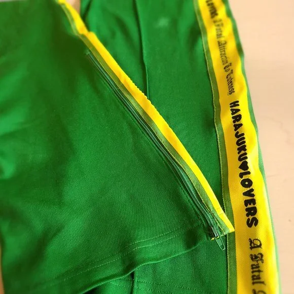 RARE Japan joggers Harajuku lovers vintage y2k 90s track Rave Pants Festival